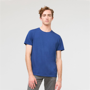 Nouveaux T-Shirts Tri-Blend All-Color pour Hommes Personnalisés Motif Solide Imprimé Surdimensionné à Manches Courtes Polyester Coton Jersey Blanc - Product Image 1