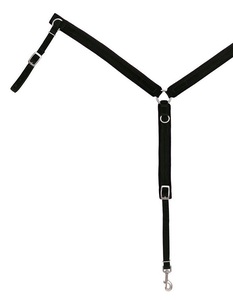 Collier de poitrine en cuir de cheval occidental Plastron de baril de cheval occidental, collier de poitrine noir usiné de plaisir de traînée - Product Image 3