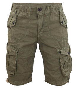 Short cargo ample de couleur personnalisée avec deux poches rue décontracté en coton shorts pour hommes rubans pantalons courts pour hommes vêtements de sport - Product Image 1