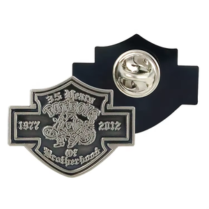 पिन कोमेल केन बेंडेरा लॉसम धातु बैज फोटो नाम बैज पिन के साथ पिन के नाम प्लेट - Product Image 2