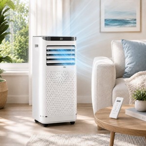 เครื่องปรับอากาศแบบพกพา ราคาส่งถูก 6000-8000 BTU ปรับความถี่ได้ ประหยัดพลังงาน ควบคุมผ่านแอพและรีโมท - Product Image 1