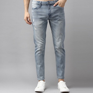 Best Quality Custom Color Men's Casual <b>Jeans</b> Pants New Style Outdoor Use Lightweight <b>Button</b> <b>Fly</b> Closure With Your Own Logo - Product Image 1