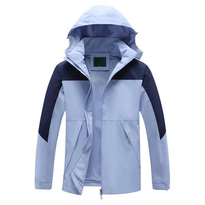 Veste coupe-vent décontractée pour hommes personnalisée OEM pour automne hiver col montant avec logo avant fermeture éclair vêtements d'extérieur - Product Image 6