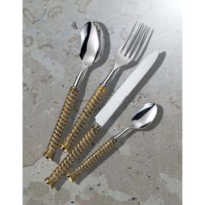 Cubiertos gruesos para restaurante de alta calidad, venta al por mayor, cocina, boda, lujo, Metal, acero inoxidable, cuchillo, tenedor, cubiertos - Product Image 4