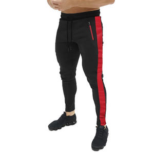 2025 Hot Selling Men Track Pants <b>Joggers</b> Sports Gym Pants Elastic Waist <b>Zip</b> <b>Pockets</b> Heavyweight Sweatpants for Men - Product Image 2