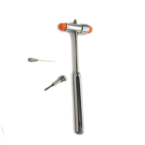 Martillo de percusión neurológico de grado quirúrgico con cabeza de goma en forma de martillo y cuerpo de acero inoxidable - Product Image 1