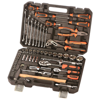 Kit de clés à douille mécaniques 132 pièces pour réparation automobile, boîte à douilles, ensemble d'outils à cliquet domestique, marque OEM, garantie 3 ans
