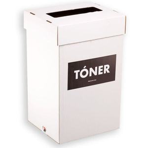 Caja Contenedora de Reciclaje con Tapa para Depositar Cartuchos Vacíos de Tinta Usados en Oficinas, Reutilizable y Ecológica - Product Image 3