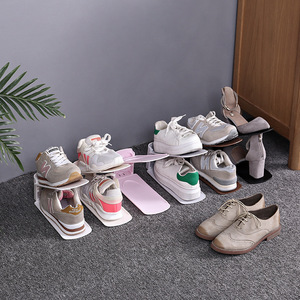 2022 Household storage shoe box multi-layer plastic Shoe Shelf