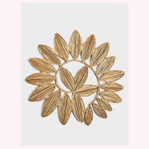 Décoration de table écologique en raphia et rotin 2025 Accent de maison en jonc de mer fait main à la mode pour des intérieurs élégants et minimalistes - Product Image 1