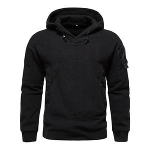 Sweat à capuche oversize en mélange de coton et polyester de qualité supérieure à épaules tombantes Design thermique personnalisé de haute qualité Impression numérique d'hiver pour hommes - Product Image 6