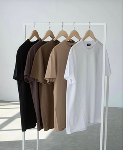 OEM/ODM T-shirt décontracté à col rond pour hommes T-shirt en coton tendance de l'industrie 220 grammes Poids du tissu Couleur personnalisée Tricoté Bangladesh - Product Image 2