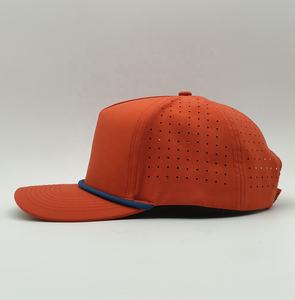 หมวกเบสบอลกีฬากันน้ำหมวกสแนปแบคแบบเจาะรูกันน้ำแห้งเร็วหมวกกอล์ฟเชือกตัดด้วยเลเซอร์พร้อมเชือก - Product Image 3