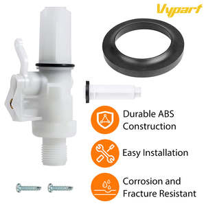 Vypart 13168 Caravan RV Toilet Water Valve <b>Kit</b> Abs Plastic for Thetford Aqua <b>Magic</b> IV Toilets - Product Image 5