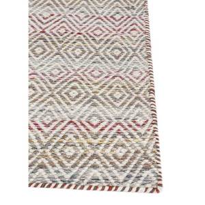 พรมขนสัตว์ผสมวิสโคสลายเรขาคณิต Abrash Gold Flat Weave รุ่น ADWV-13047 สำหรับใช้ในบ้าน - Product Image 4