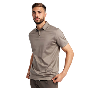 Camisas Polo de Algodón Mercerizado con Logotipo Personalizado OEM, Camisas Polo al por Mayor para Hombre - Product Image 2
