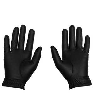 Gants de golf pour hommes en gros OEM, cuir Cabretta de haute qualité, respirants, imperméables, anti-UV, fermeture à pression, emballage personnalisé - Product Image 4