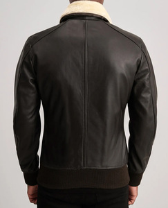 Chaqueta de Cuero PU Lavable de Alta Calidad para Hombre, Diseño Vintage con Cuello Alto, Detalles de Piel y Cuero, Impermeable y Transpirable en la Parte Delantera - Product Image 5