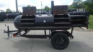 Parrilla comercial de carbón de 330 galones con remolque tipo Gorilla y caja de calentamiento, 8 pies, en venta. - Product Image 5