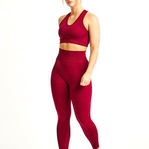 Conjunto de Yoga para Mujer, Último Estilo, MOQ Bajo, Venta Directa de Fábrica, Conjunto de Yoga para Mujer de Alta Calidad - Product Image 1