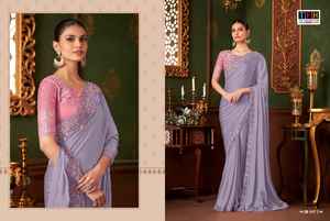 Hermoso diseñador de seda suave pura bordado de lujo secuencia trabajo estilo tradicional boda alta calidad ropa de fiesta de mujer - Product Image 2