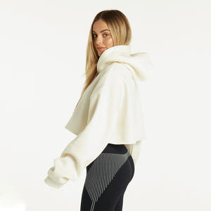 2024 automne hiver mode grande taille pull décontracté à capuche Streetwear femmes haut court sweat à capuche col femme vêtements - Product Image 6