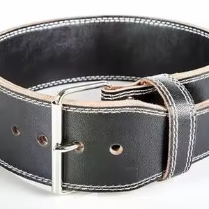 Ceintures d'haltérophilie en cuir véritable sur mesure de haute qualité fabriquées au Pakistan pour la forme physique - Product Image 3