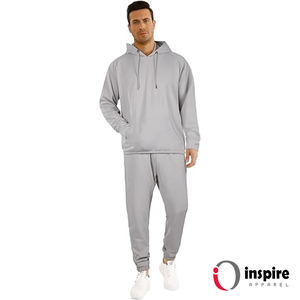 Survêtements de sport personnalisés pour hommes avec logo, nouveau design, pull-over, poche latérale zippée pour téléphone, en polaire, techniques de lavage, taille ajustable, 100% coton - Product Image 4