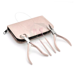 Human Hair <b>Extension</b> <b>Beads</b> Pliers Tool Kit Wholesale Price Hair <b>Extension</b> Tools For Online Sale - Product Image 2