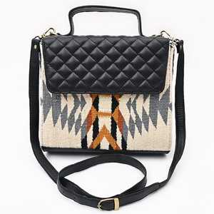 Bolso bandolera acolchado de cuero de alta calidad occidental, bolso de mensajero bohemio para mujer, bolso de mano, bolso occidental - Product Image 3