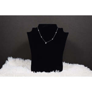 Collar de Plata de Ley 925 con Cristales - Elegante y Deslumbrante - Product Image 1