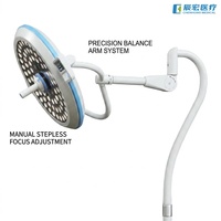 Lampe chirurgicale LED médicale CH sur pied, sans ombre, équipement hospitalier, caractéristiques scialytiques, en plastique