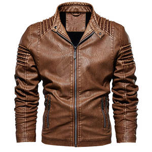 Concevez vos propres vestes en cuir Veste en cuir pour hommes de haute qualité au meilleur prix Veste d'hiver à manches longues - Product Image 1