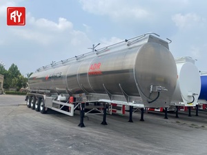 Semi-remorque citerne à carburant en acier allié à l'aluminium, <span class=keywords><strong>4</strong></span> <span class=keywords><strong>essieux</strong></span>, léger, sur mesure, pour le transport de pétrole - Product Image 5