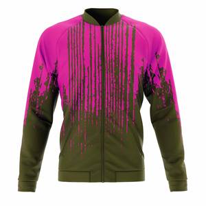 Veste à fermeture éclair intégrale, fabricant OEM ODM |   Chaud, respirant, séchage rapide |   Tailles Homme Femme Jeunesse |   Veste d'entraînement de performance - Product Image 3