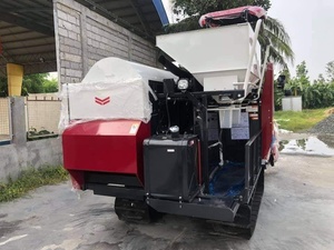 เครื่องเก็บเกี่ยวข้าวแบบอเนกประสงค์อุปกรณ์เก็บเกี่ยวแบบรวมสำหรับฟาร์มเกียร์ขับเคลื่อน4แถว - Product Image 3