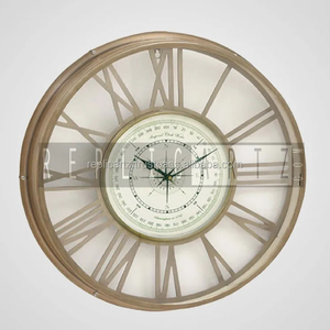 Horloge murale en métal à chiffres romains Horloge murale à thème romain, pièce de <span class=keywords><strong>temps</strong></span> suspendue décorative moderne pour salon de magasin de bureau à domicile - Product Image 3