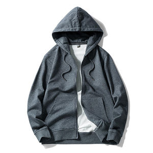 Sweats à capuche respirants pour hommes de la meilleure qualité en coton à séchage rapide respirants à la mode à manches longues pour hommes Sweats à capuche zippés pour les hivers - Product Image 1