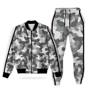 Conjunto de chándal de lana de invierno personalizado Unisex de alto impacto con MOQ bajo y conjunto de pantalones de chándal con capucha al por mayor - Product Image 2