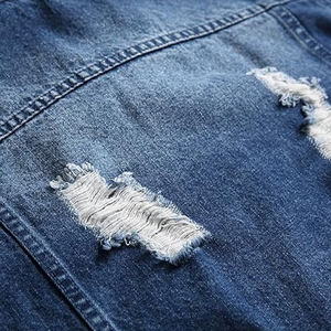 Chaqueta Vaquera Vintage para Hombre, Estilo Otoño-Invierno, Deslavada al Ácido, Venta al por Mayor, Alta Calidad, Moda Urbana, Cortavientos, Transpirable, Secado Rápido - Product Image 6