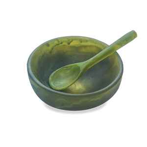 Bol en résine avec un design abstrait unique en couleur Vaisselle et articles de service pour la maison et les fêtes Fabrication artisanale de qualité supérieure - Product Image 2