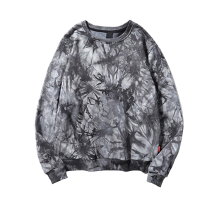 Trending <b>Tie</b> Dye Sweatshirt for <b>Men</b> Quick Dry Cotton Pullover Hoodies OEM Design Wholesale Price for Winter - Product Image 4