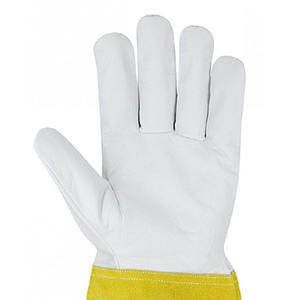 Gants de soudage de production à la main en cuir de peau de vache Gants de soudage de protection thermique à usage intensif - Product Image 6