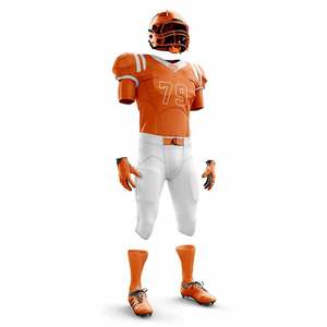 Nouveau design respirant, maillot de football américain personnalisé à manches courtes, taille plus, 100% polyester, haute qualité, personnalisable rapidement - Product Image 3