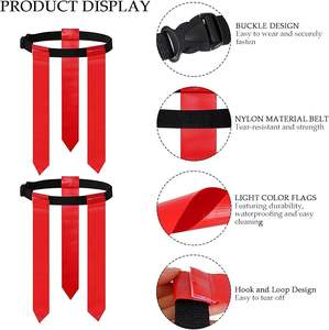 Cinturones de Bandera de Fútbol Profesionales Reflectantes, Personalizados, al por Mayor, Económicos, Duraderos y Resistentes - Product Image 4