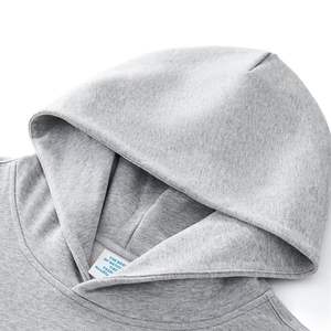 Sweat-shirt de sport en molleton épais 400G pour homme et femme, couleur unie, avec capuche doublée et design ample - Product Image 2