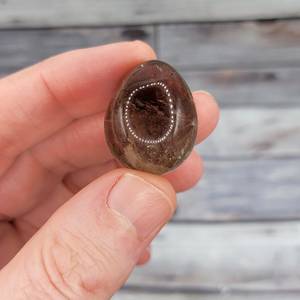 หินควอตซ์สโมคกี้คุณภาพสูง ขัดเงา สำหรับงานแกะสลัก หินมงคล เสริมฮวงจุ้ย บำบัดรักษา ทำสมาธิ ตกแต่งบ้าน สัมผัสเหมือนจริง - Product Image 3