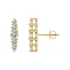 Pendientes Elle con Diamantes Cultivados en Laboratorio - Product Image 2