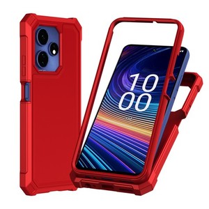 เคสโทรศัพท์ Boost Mobile Celero 5G Plus 2024 (Celero 3 Plus) แบบ TPU หนาพิเศษ พร้อมกรอบ PC สีแดง - Product Image 1