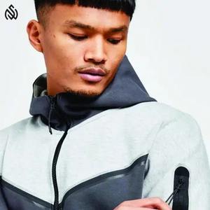 Survêtement élégant pour hommes avec logo personnalisé OEM Vêtements de sport décontractés pour fitness Taille XL Survêtement personnalisé pour hommes - Product Image 3